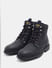 Navy Blue Premium Leather Boots_409101+5